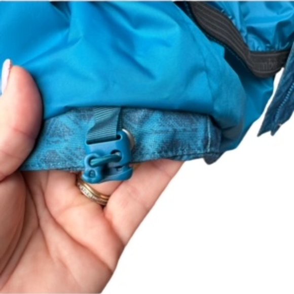 Women's Columbia Softshell Jacket Omni-Tech Hooded Blue Jacket SMALL. - Picture 9 of 13